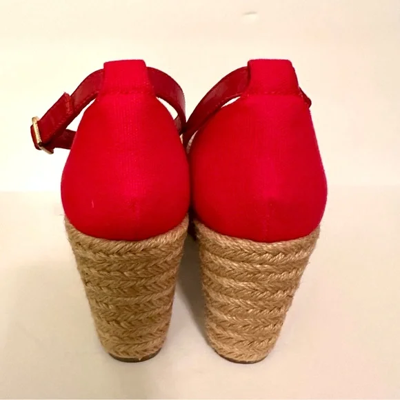 Tory Burch Red and White Espadrilles - Picture 8 of 10